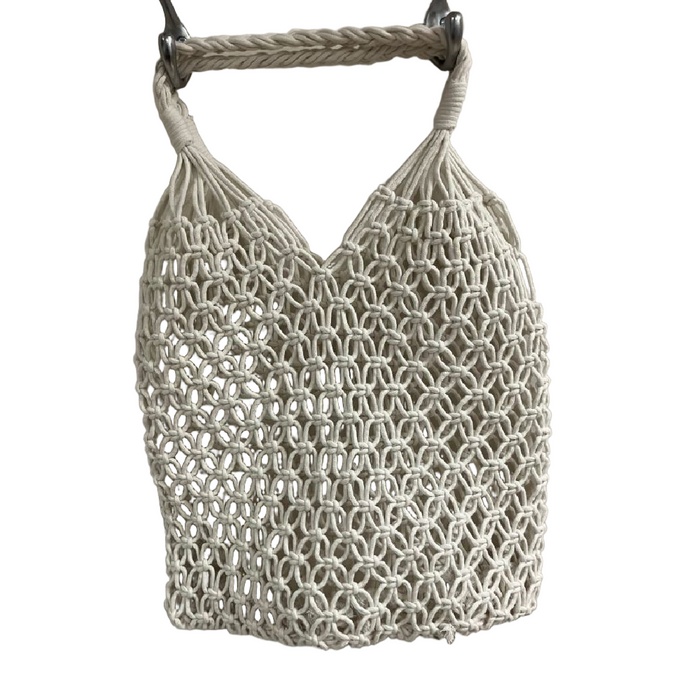THE PATHZ Cotton Rope Peasant Tote Bag