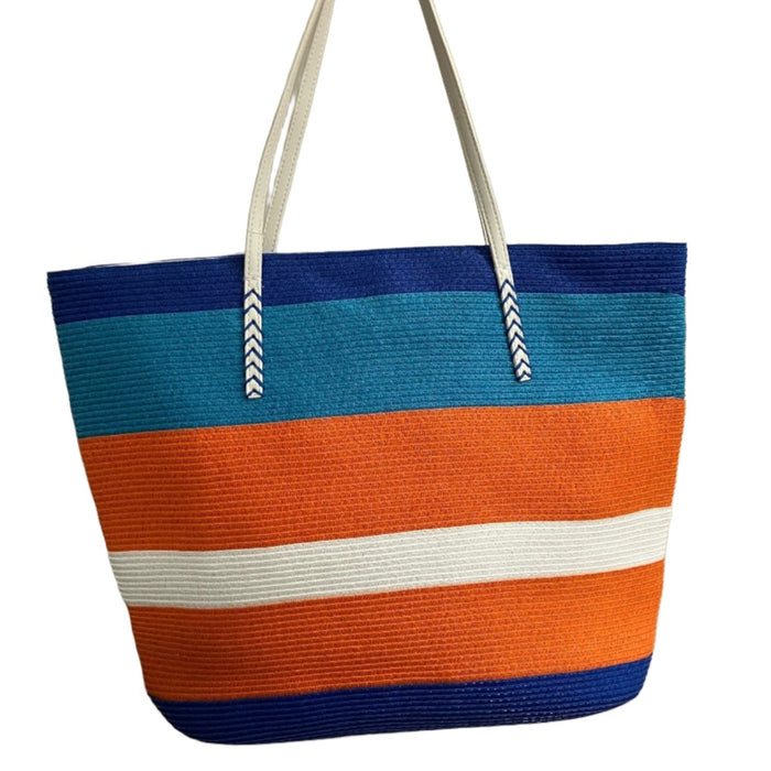 THE PATHZ Izzy Large Straw Tote Bag