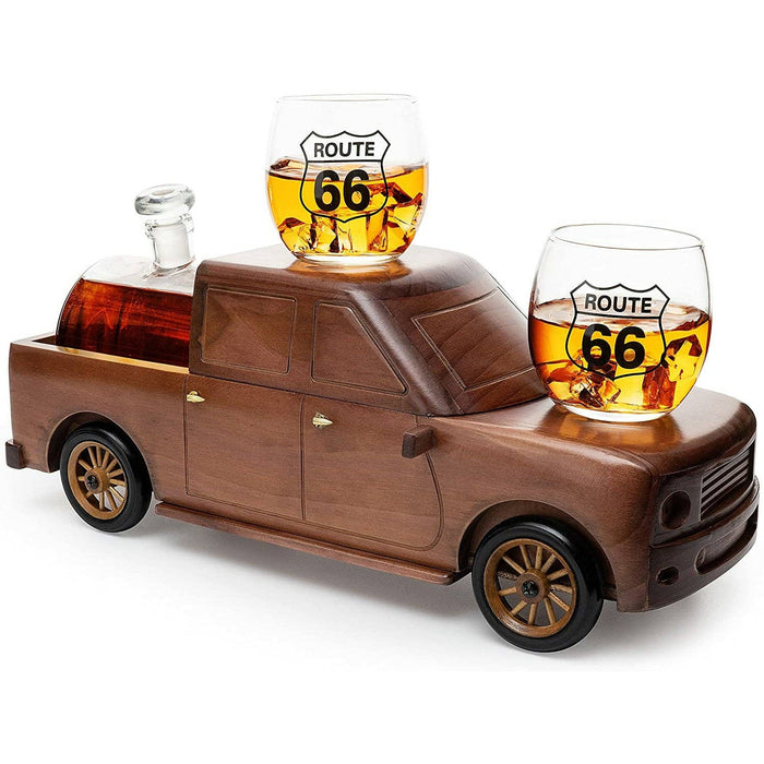 The Wine Savant /  Khen Glassware - The Wine Savant Truck Decanter F150