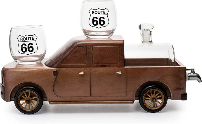The Wine Savant /  Khen Glassware - The Wine Savant Truck Decanter F150
