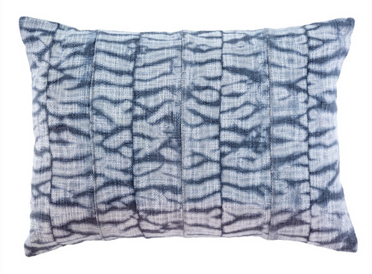 Tie-Dye Patchwork Lumbar Pillow