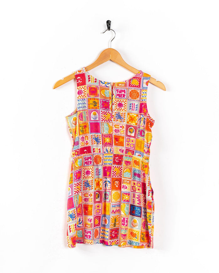 Tiles Kids Dress in Multi