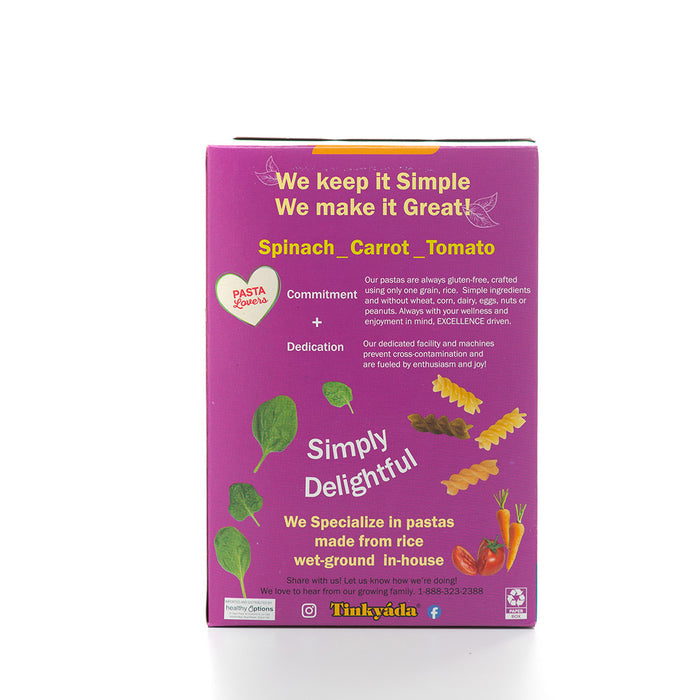 Tinkyada Brown Rice Pasta Vegetable Spirals 340g