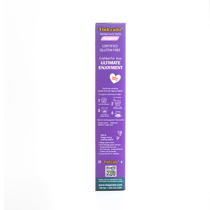 Tinkyada Spaghetti Stlyle Brown Rice Pasta 454g
