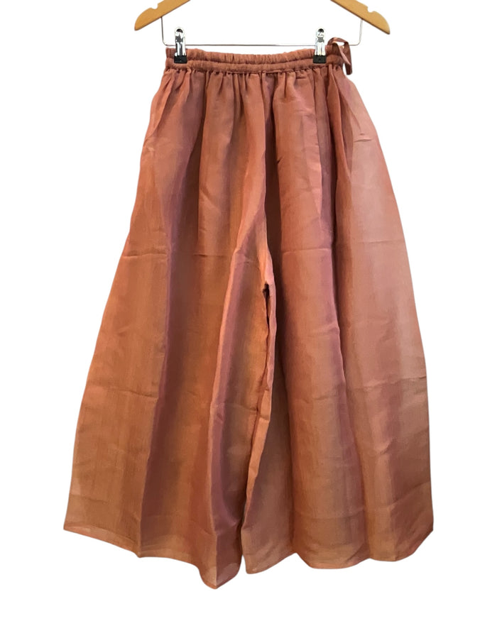 UK 12 / 38" - Coral - Ladies Sharara / Palazzo Trousers Suit - UK Stock - Sangeet / Henna / Weddings - DIL13113 TT