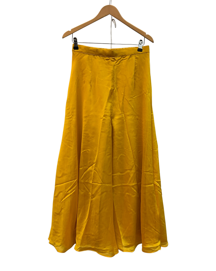 UK 12 / 38" - Haldi Yellow - Ladies Sharara / Palazzo Trousers Suit - UK Stock - Sangeet / Henna / Weddings - OC8286 VA