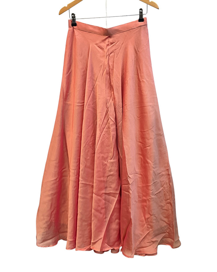 UK 14 / 40" - Coral Pink - Ladies Sharara / Palazzo Trousers Suit - UK Stock - Sangeet / Henna / Weddings - DIL86058 TP