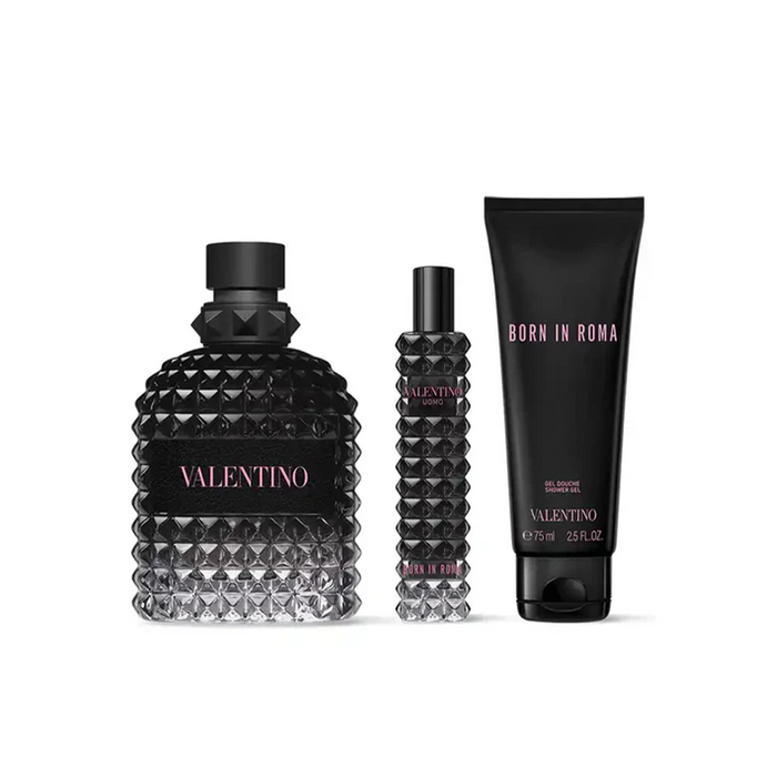 Valentino Uomo Born in Roma Eau De Toilette 3-Piece Gift Set for Men