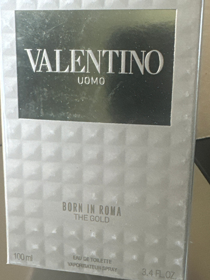 Valentino Uomo Born In Roma The Gold Eau de Toilette for Men 3.4 oz (100 ml)