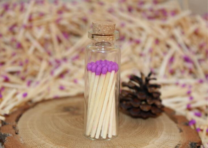 Violet Purple Tip Matches