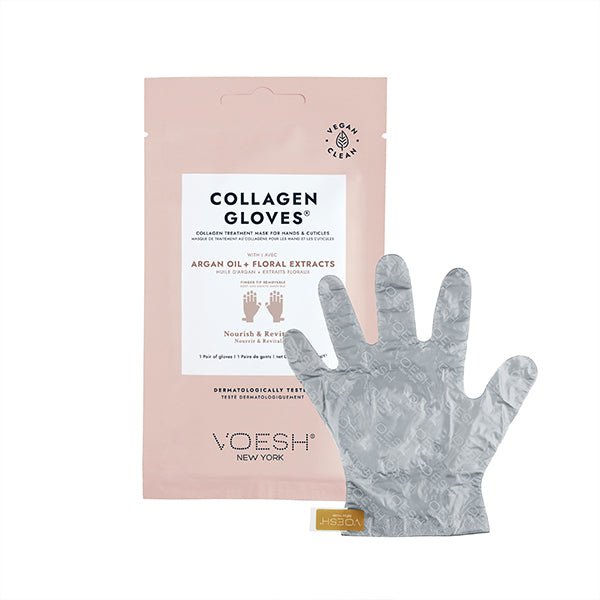 Voesh Collagen Gloves with Argan Oil + Floral Extracts