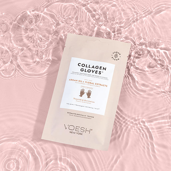 Voesh Collagen Gloves with Argan Oil + Floral Extracts