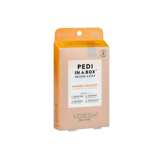 Voesh Deluxe 4 Step Pedi-in-a-Box Mango Delight