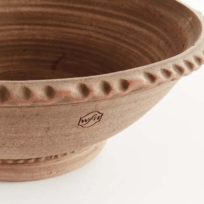 Wakefield Manchette Low Bowl #12 | Tan - Magnolia Lane co. Home + Garden + Gift