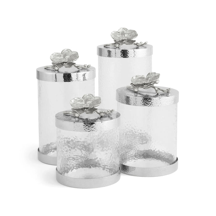 Michael Aram White Orchid Canisters