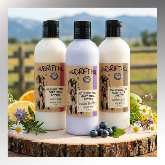 Windrift Goat Milk Lotions