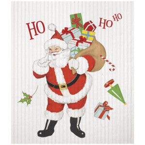 Winking Santa Sponge Cloth