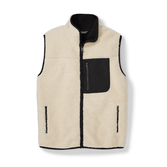 Women's Chilali Faux Shearling Fleece Vest-Oyster-Regular-4