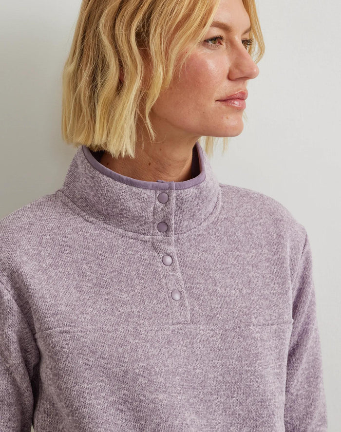 Women's Radiator Fleece 2.0 Snap Mock Pullover-Thistle-Regular-7