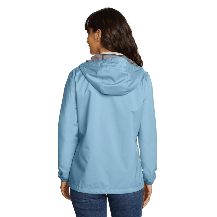 Women's Rainy Pass Water-Repellent Hooded Jacket-Blue Fog-Regular-3