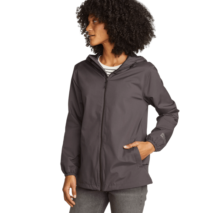 Women's Rainy Pass Water-Repellent Hooded Jacket-Aubergine-Regular-7