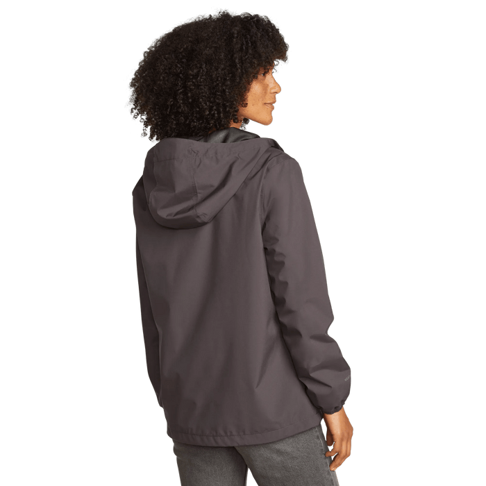 Women's Rainy Pass Water-Repellent Hooded Jacket-Aubergine-Regular-8