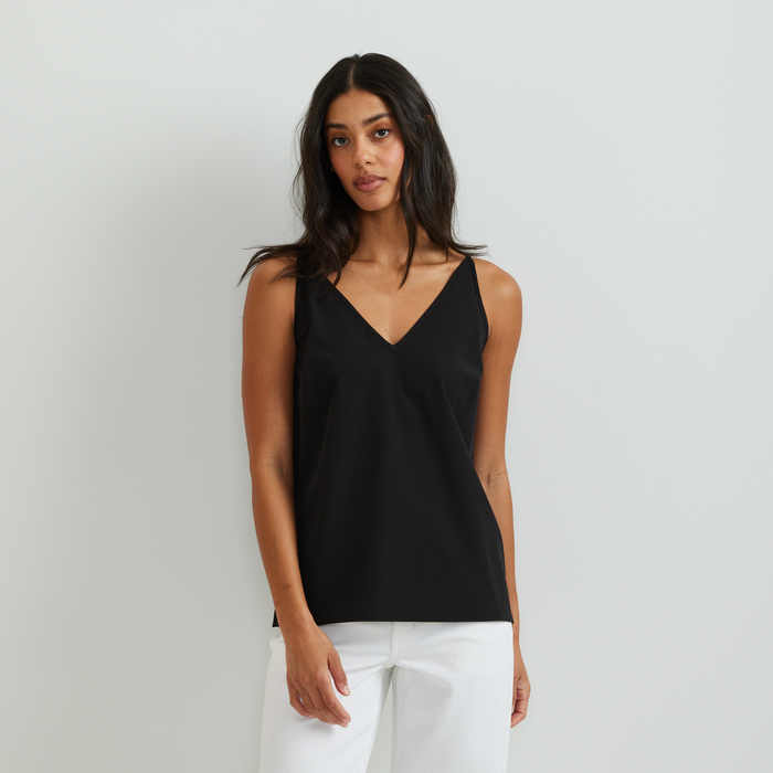 Women's Rio Textured Tank-Black-Regular-C1