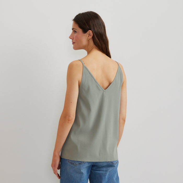 Women's Rio Textured Tank-Sage-Regular-F1