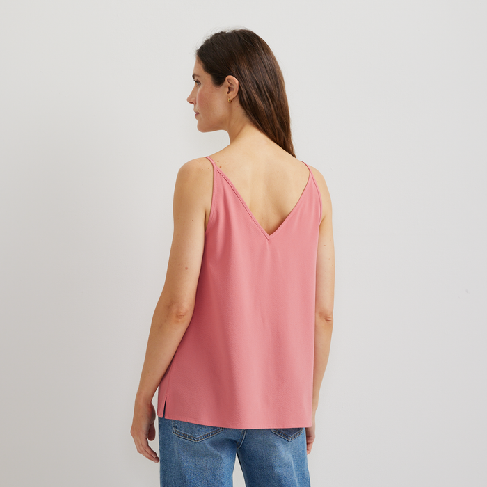 Women's Rio Textured Tank-Desert Pink-Regular-F1