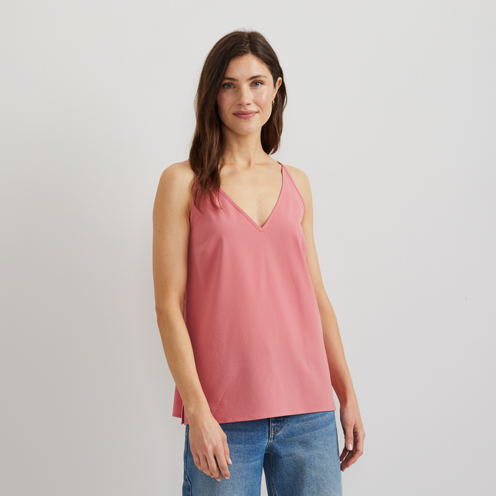 Women's Rio Textured Tank-Desert Pink-Regular-C1
