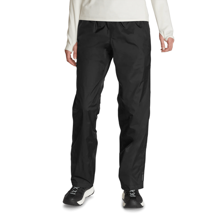 Women's RipPac® Stretch Waterproof Rain Pants-Black-Regular-10