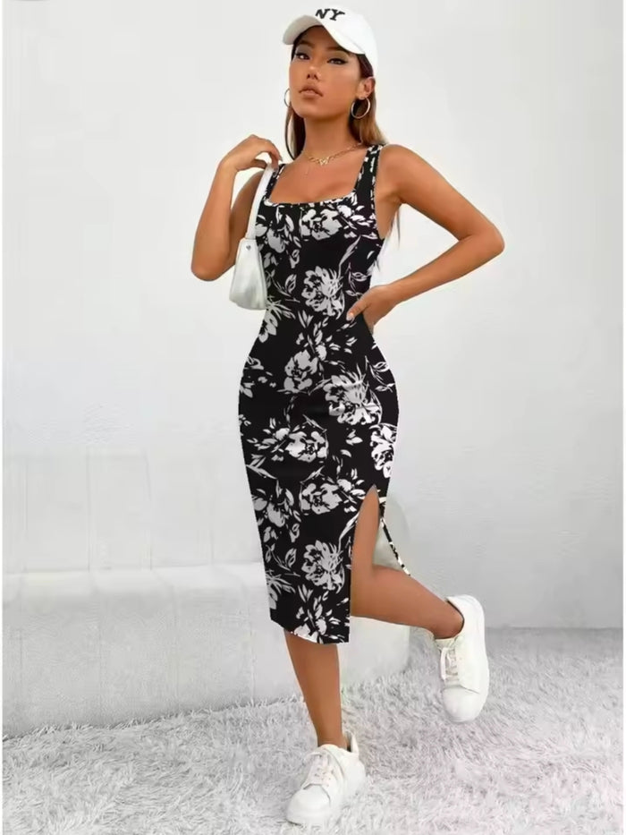 Women's Summer Casual Floral Dress
