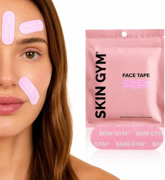 SKIN GYM Wrinkletox Overnight Anti-Wrinkle Face Tape for Smoothing Fine Lines-128pcs in Kuwait - Waha Lifestyle