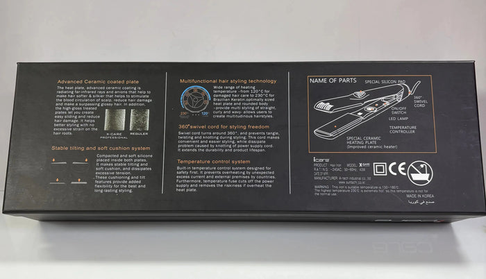 X‑Care Professional Hair Straightener 230 °C - DOKAN