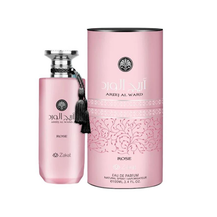 Zakat Areej Al Ward Rose – Women's Eau de Parfum 3.4 oz (100ml)