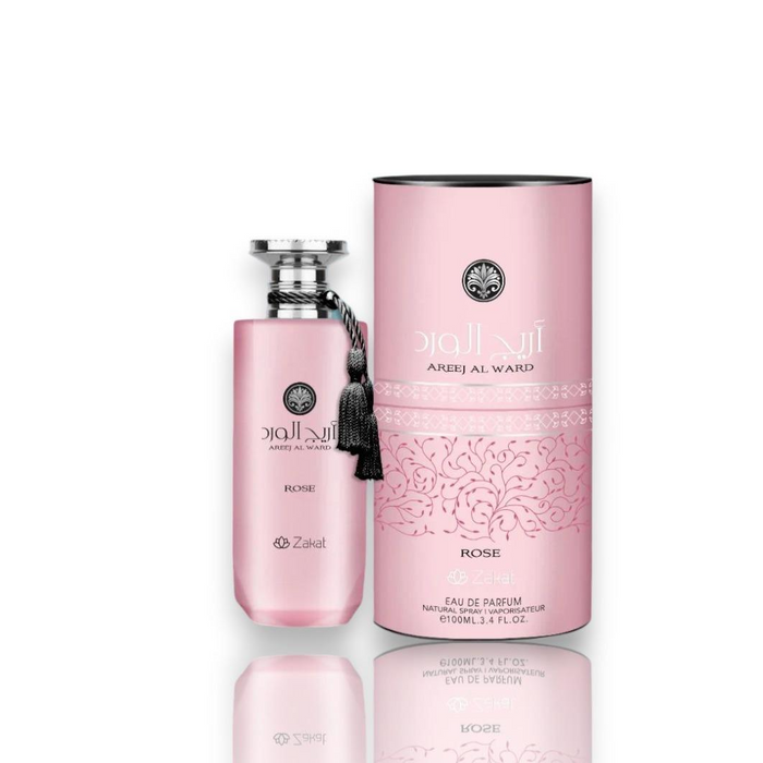 Zakat Areej Al Ward Rose – Women's Eau de Parfum 3.4 oz (100ml)