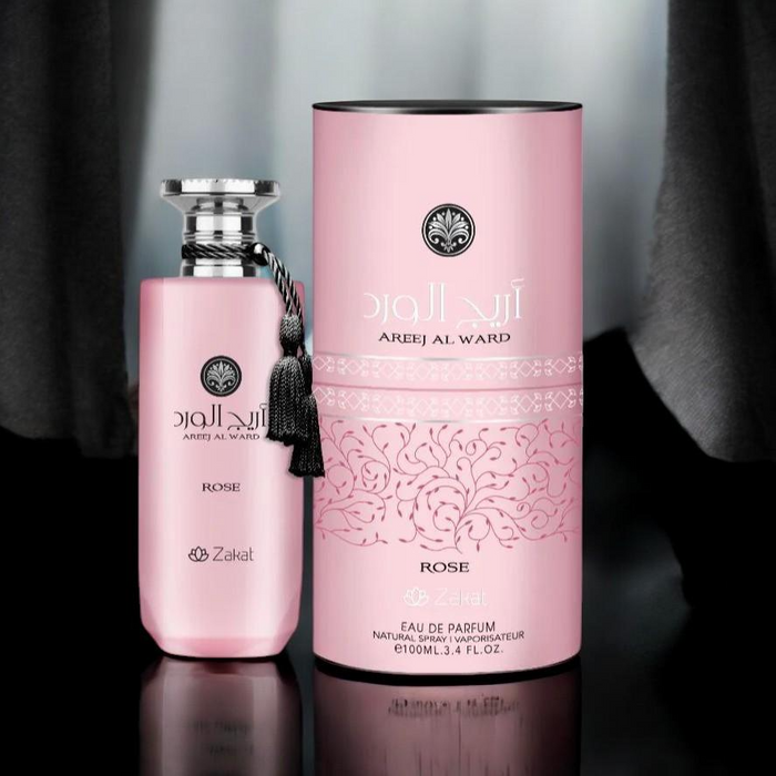 Zakat Areej Al Ward Rose – Women's Eau de Parfum 3.4 oz (100ml)